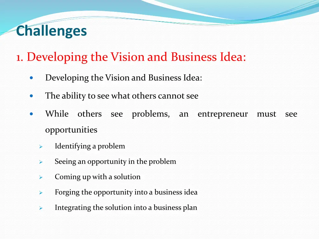 challenges