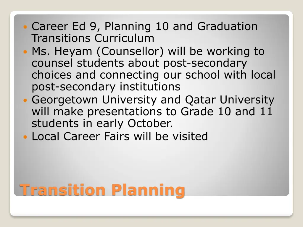 career ed 9 planning 10 and graduation