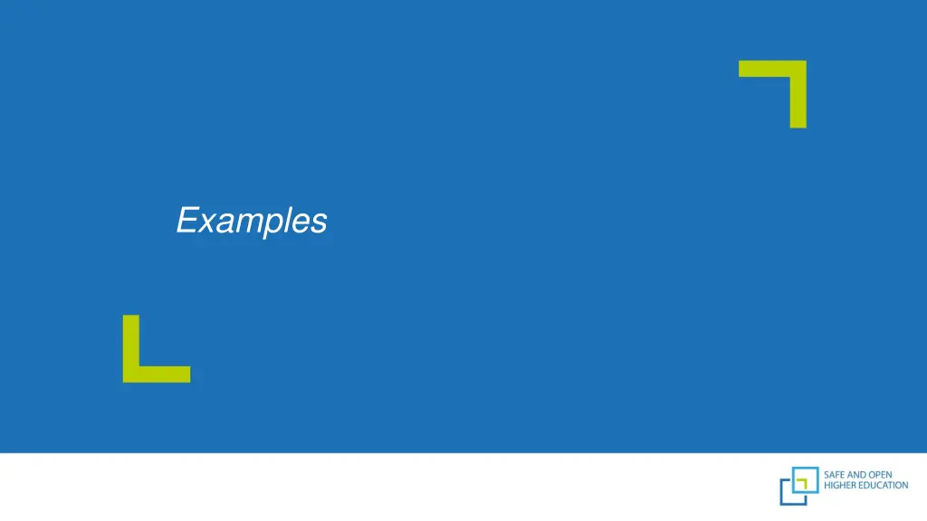 examples