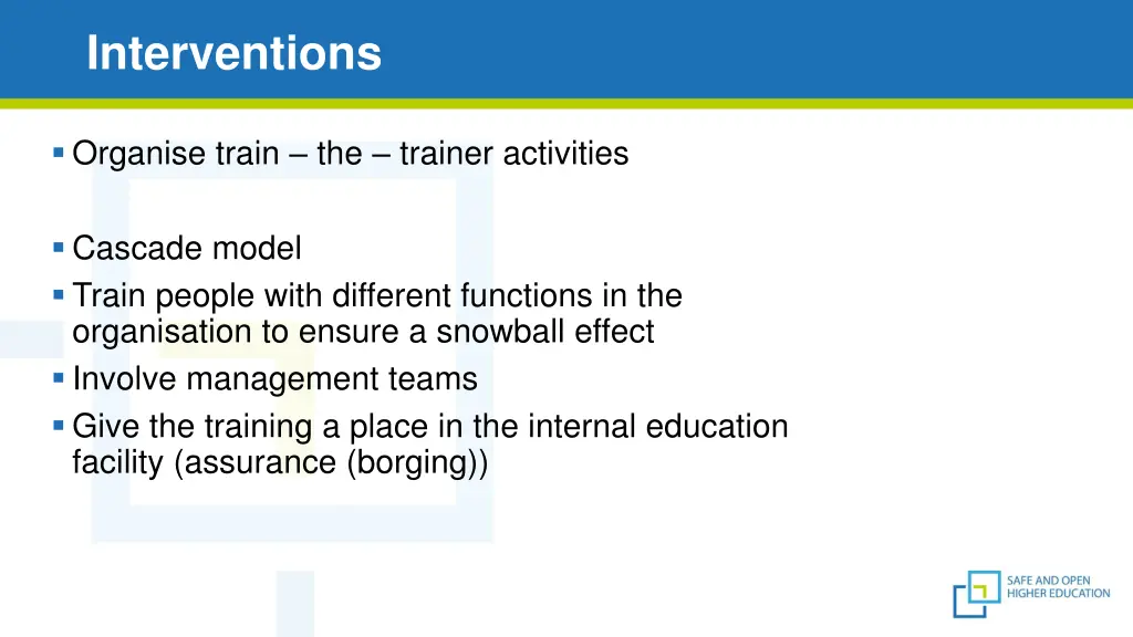 interventions 4