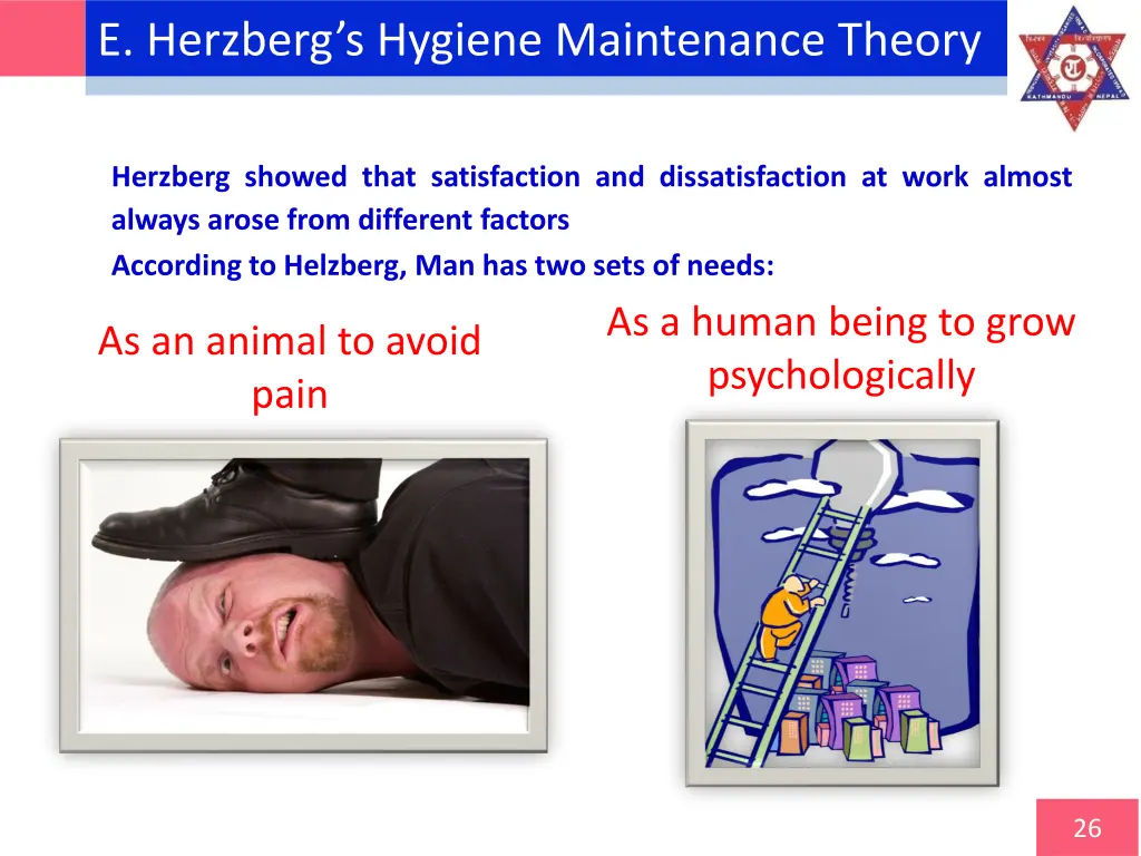 e herzberg s hygiene maintenance theory