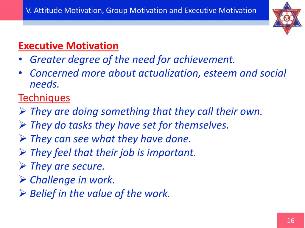 v attitude motivation group motivation 3
