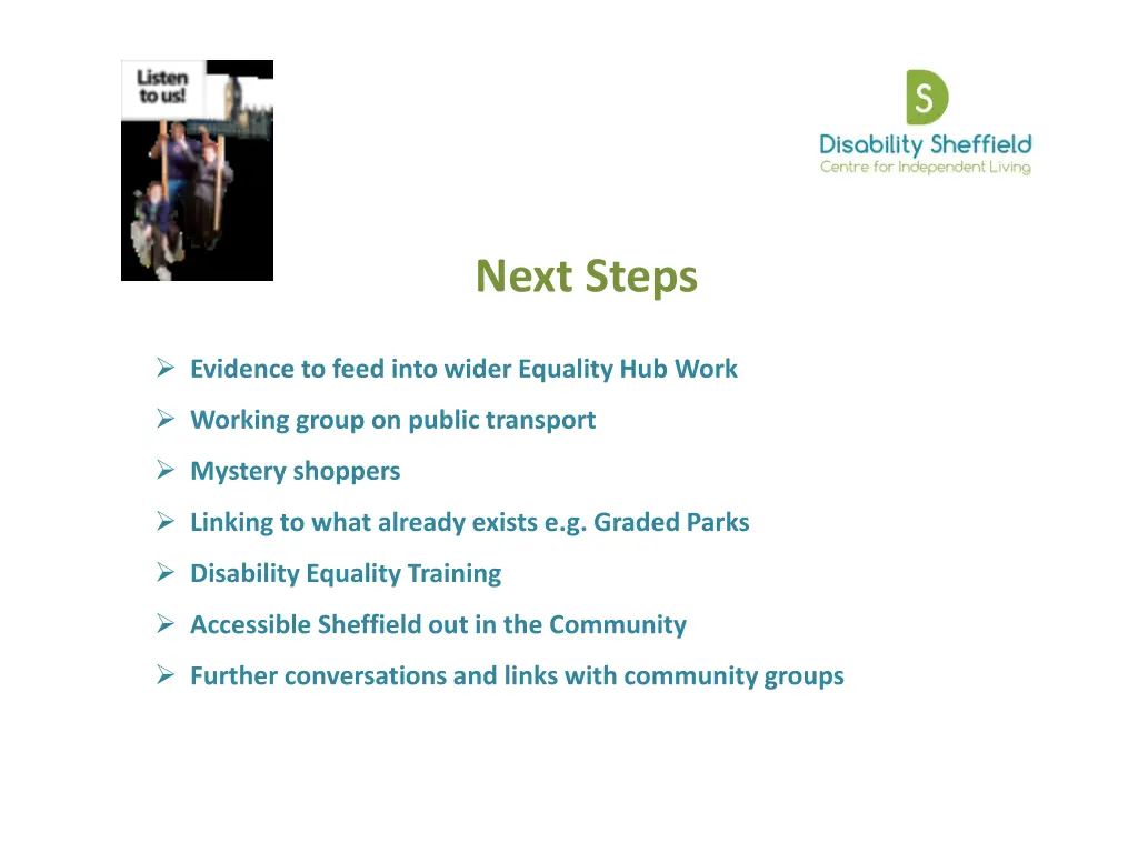 next steps