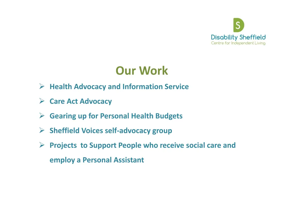 our work