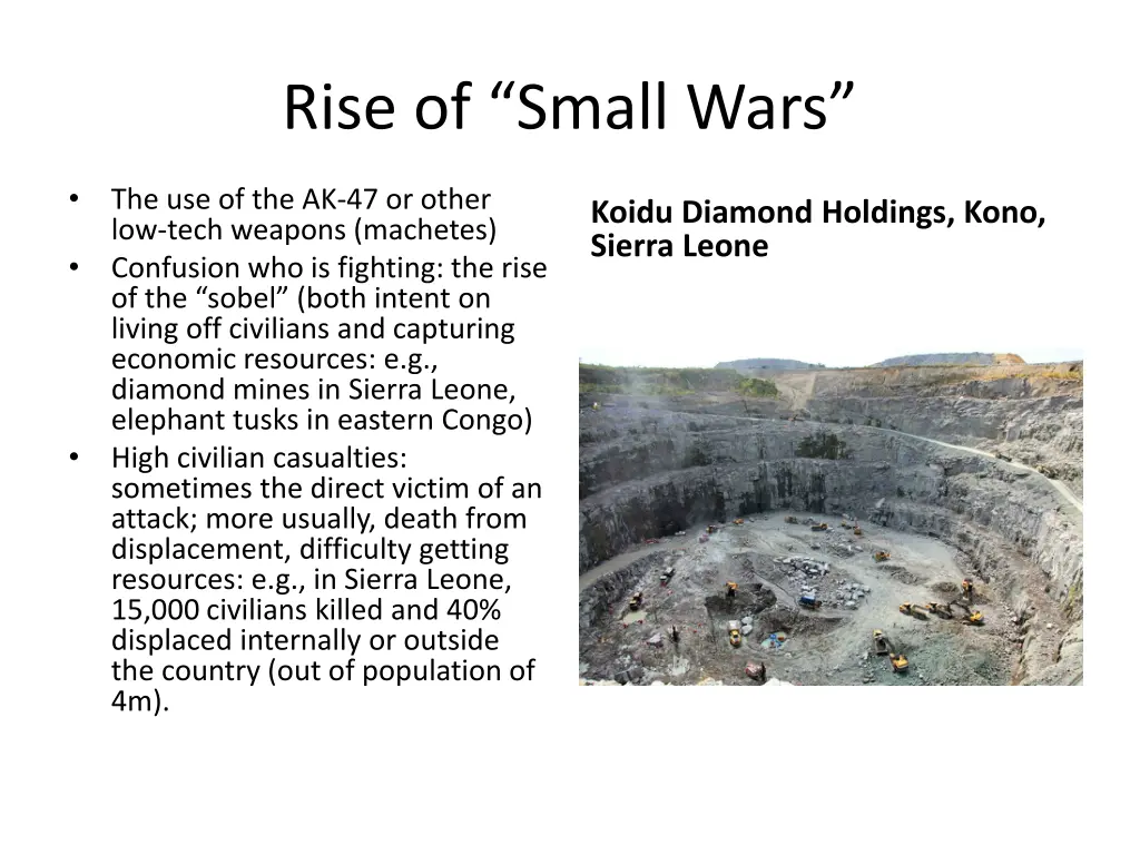 rise of small wars