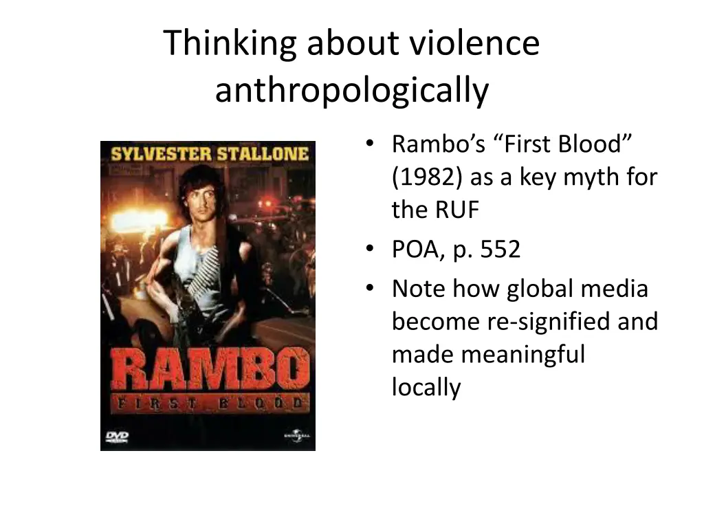 thinking about violence anthropologically 2