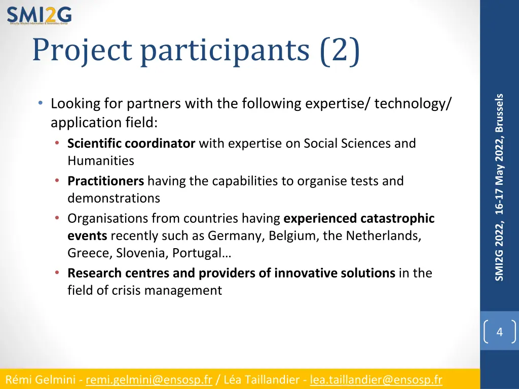 project participants 2