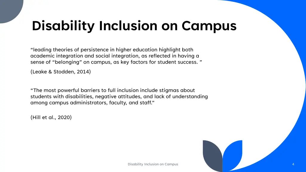 disability inclusion on campus