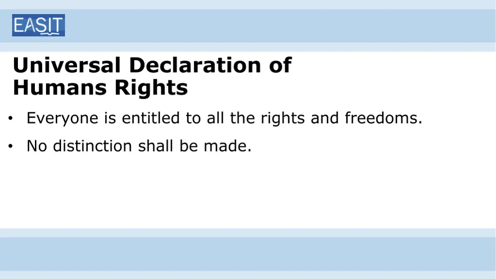 universal declaration of humans rights