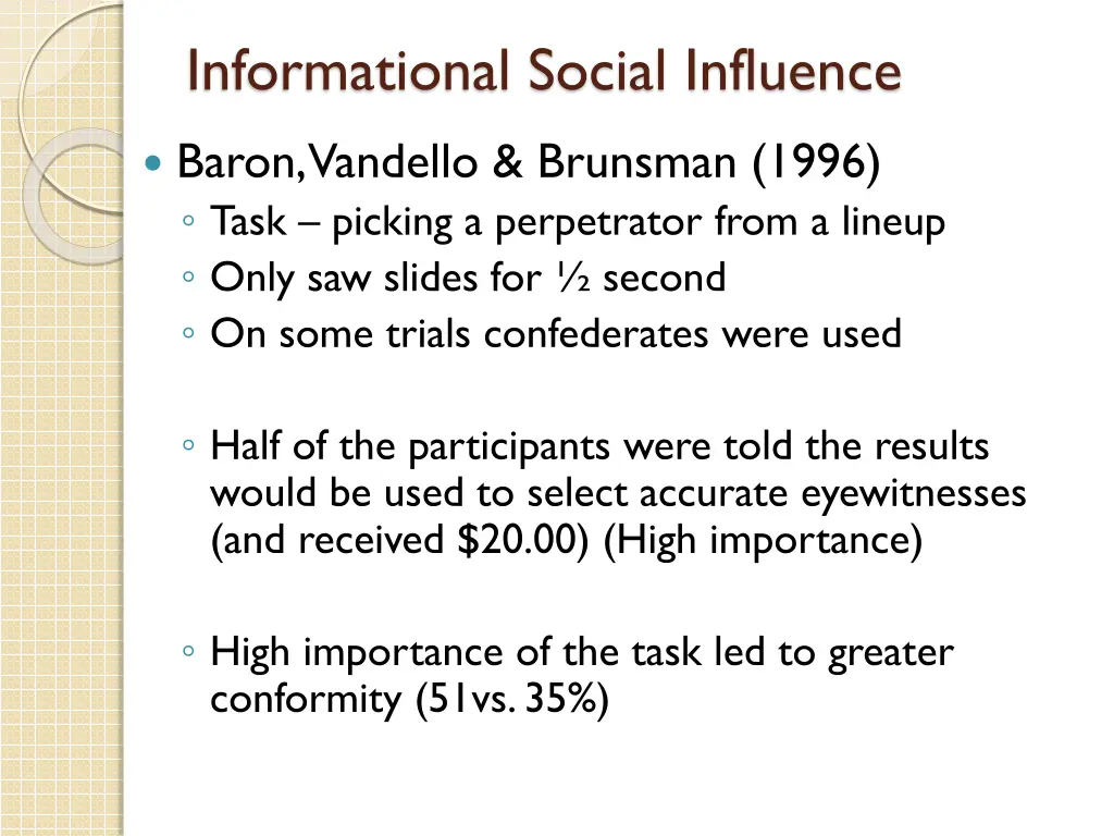 informational social influence