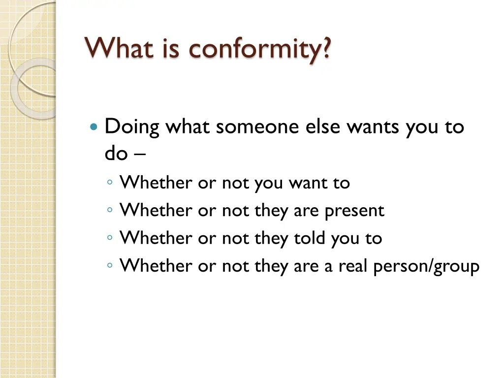 what is conformity