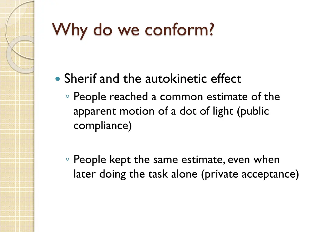 why do we conform 2