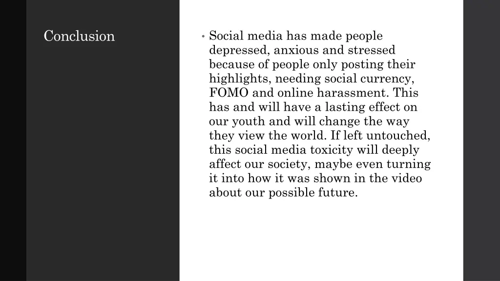 conclusion