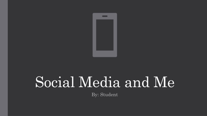 social media and me by student