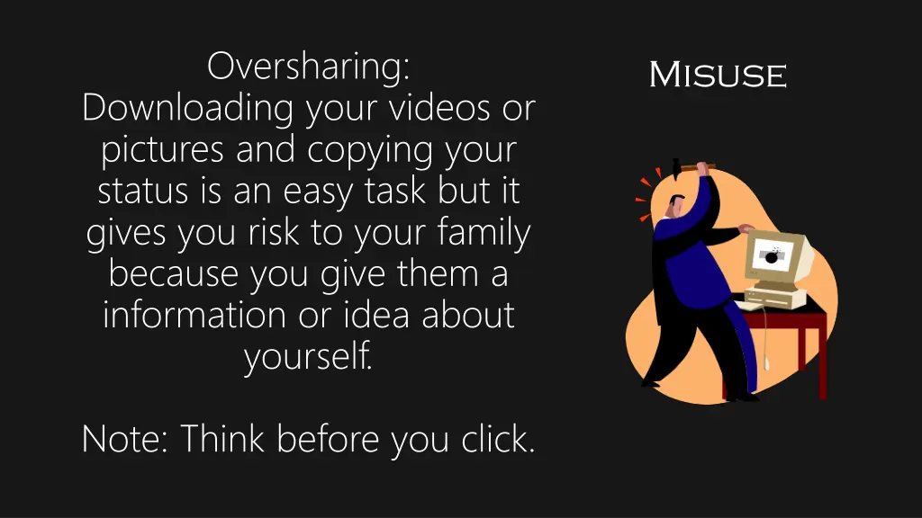 oversharing