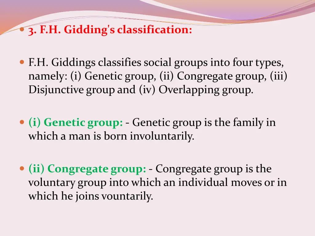 3 f h gidding sclassification