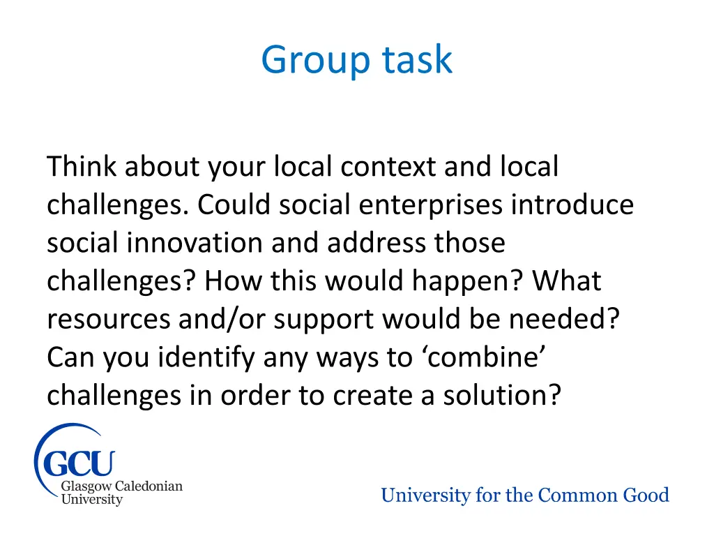 group task