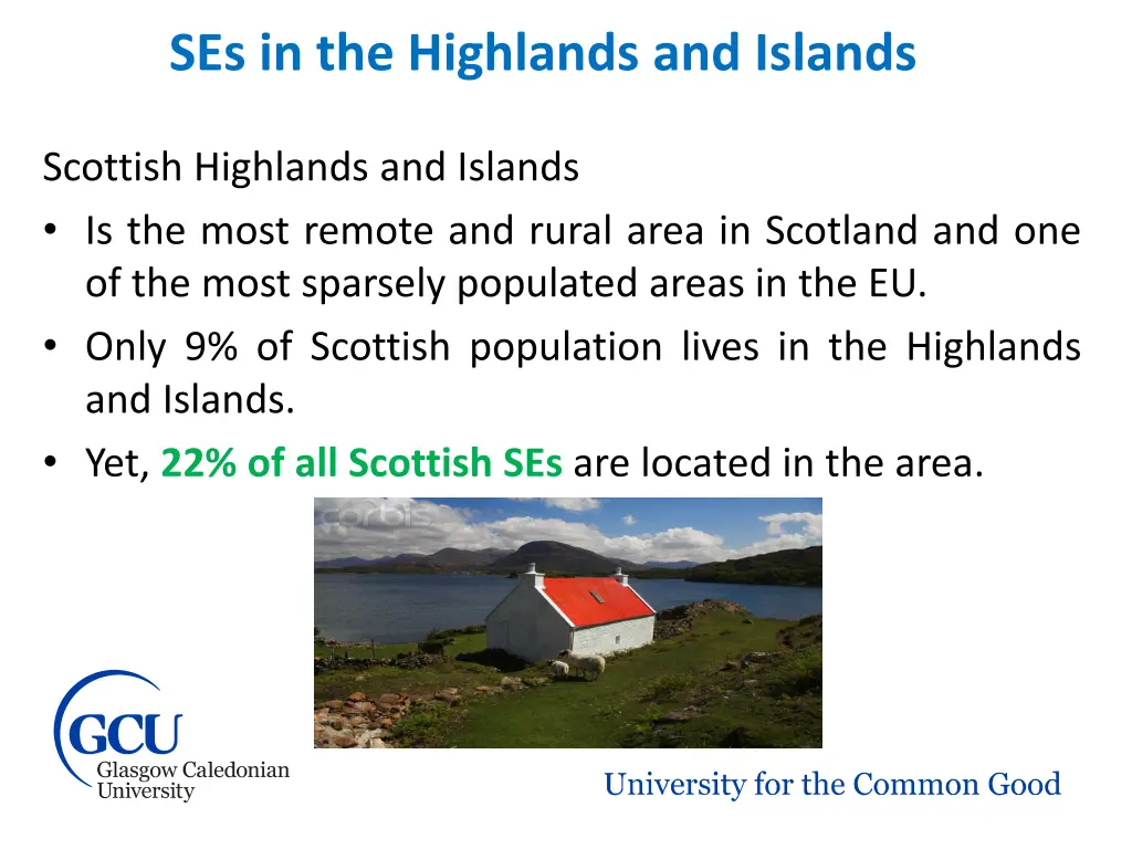 ses in the highlands and islands