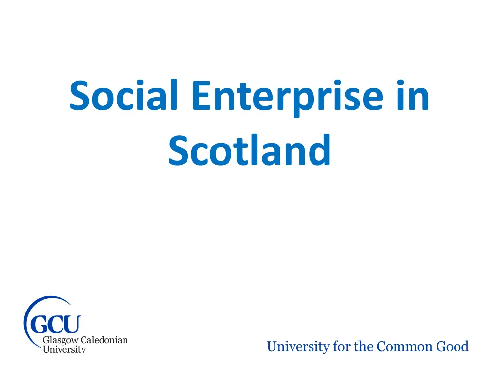 social enterprise in scotland