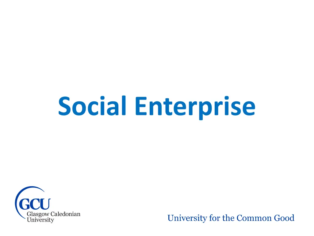 social enterprise