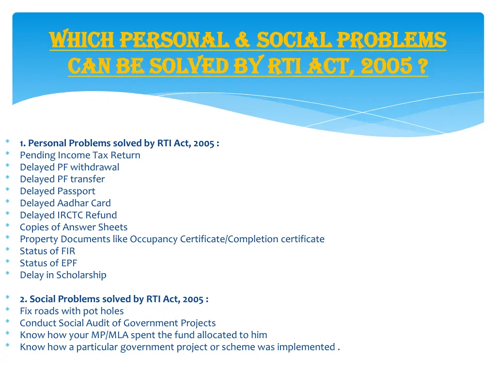 which personal social problems which personal