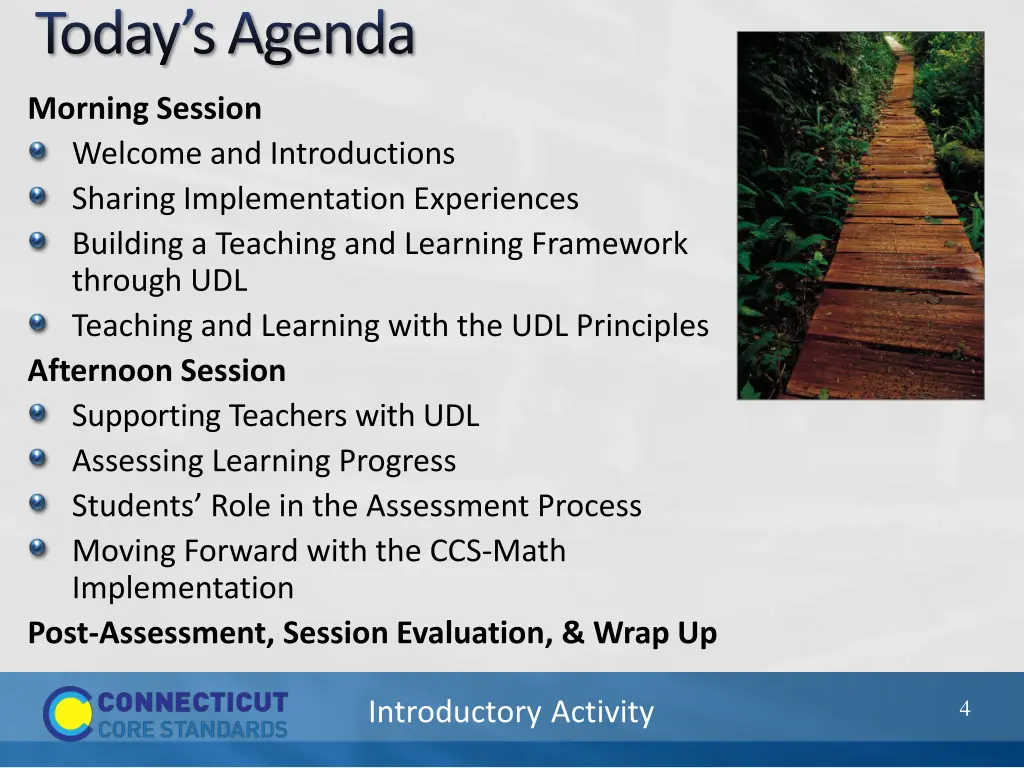 today s agenda