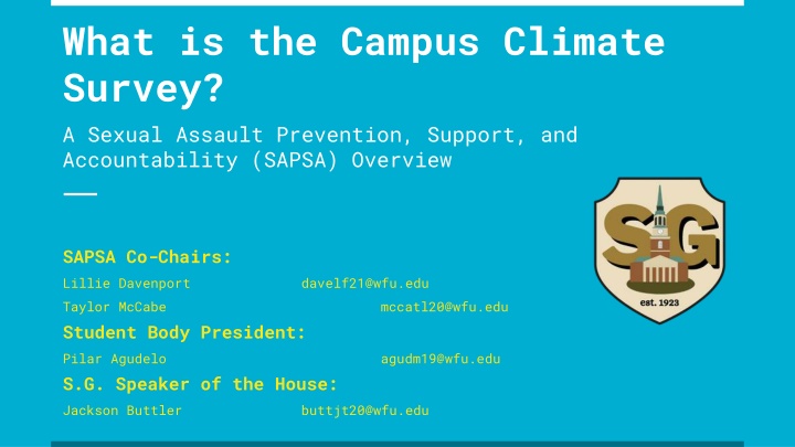 what is the campus climate survey a sexual