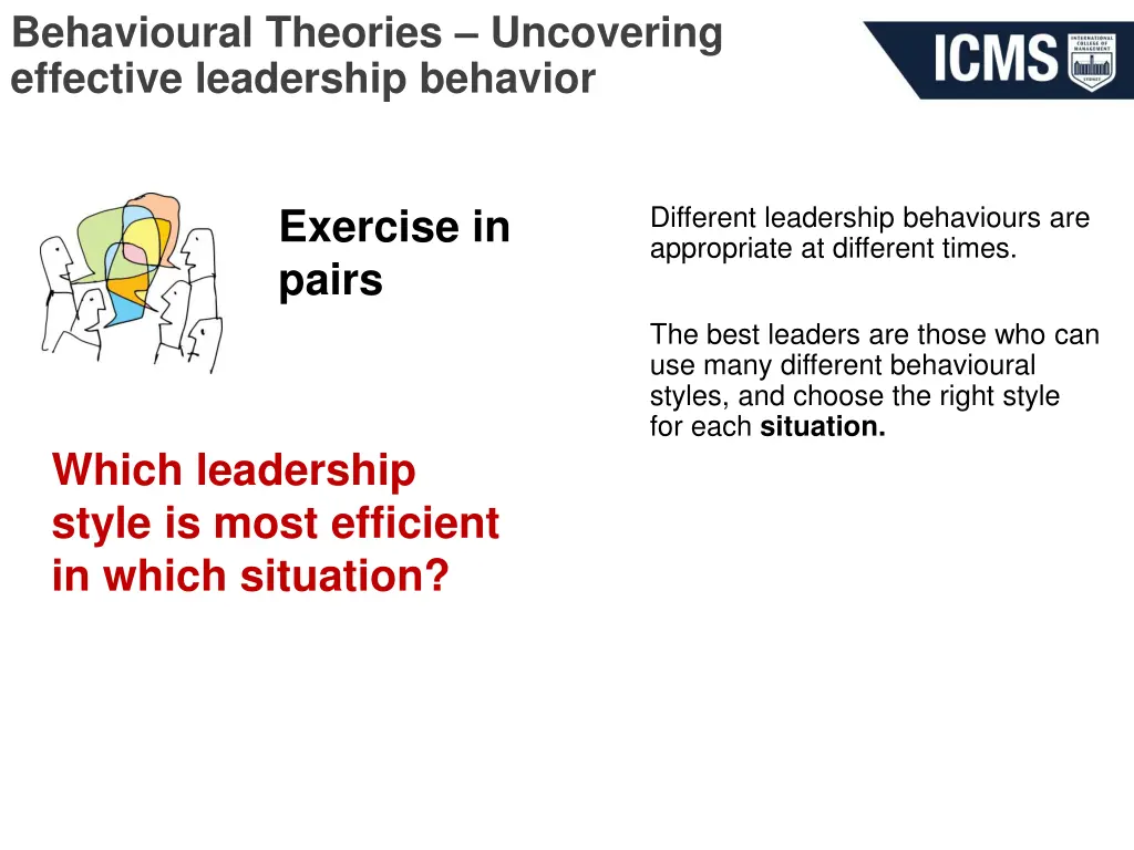 behavioural theories uncovering effective