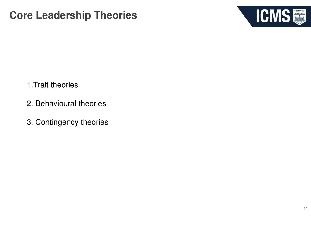 core leadership theories 1