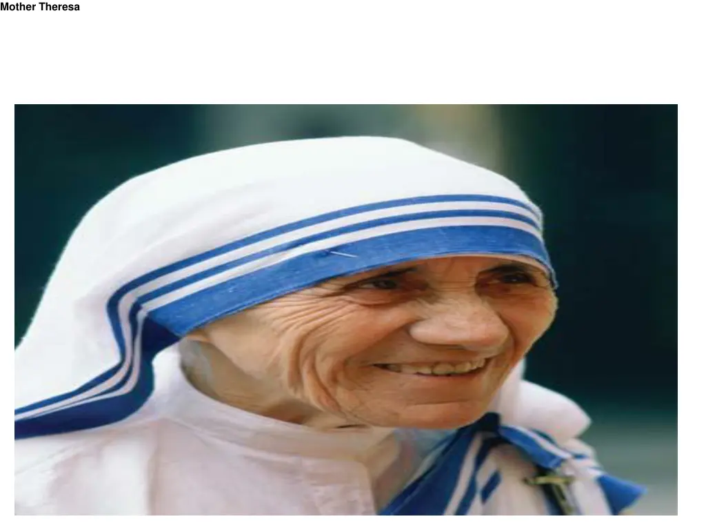 mother theresa