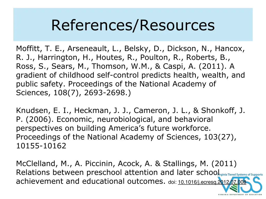 references resources