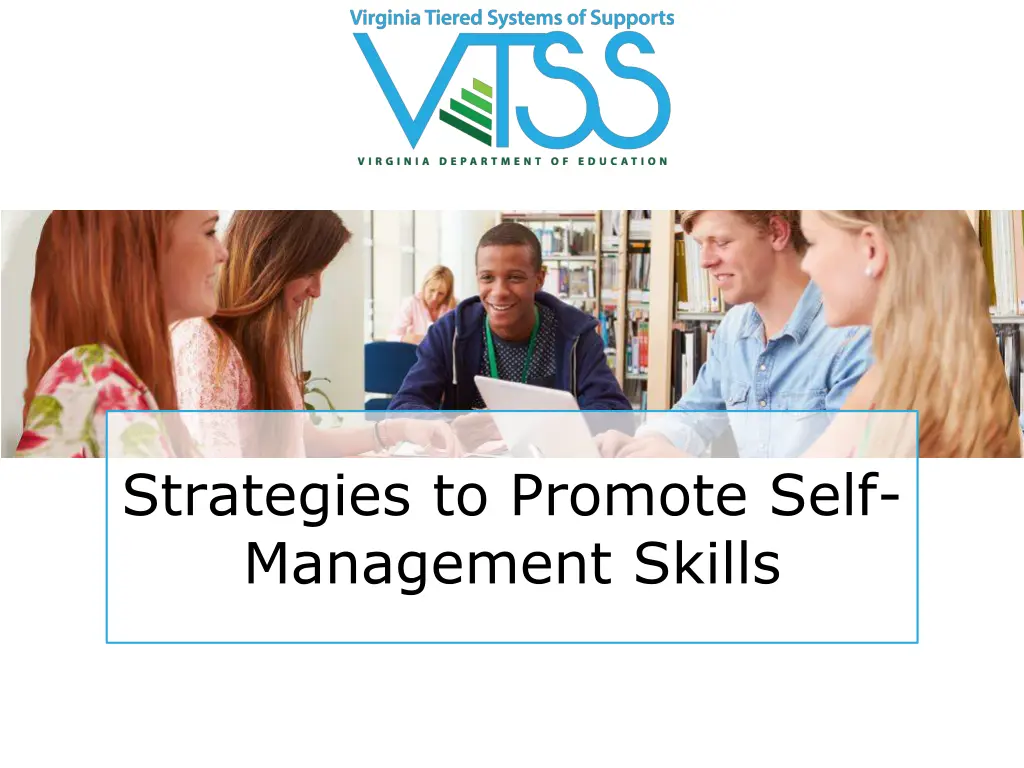 strategies to promote self management skills