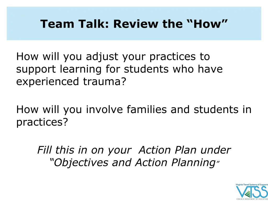 team talk review the how