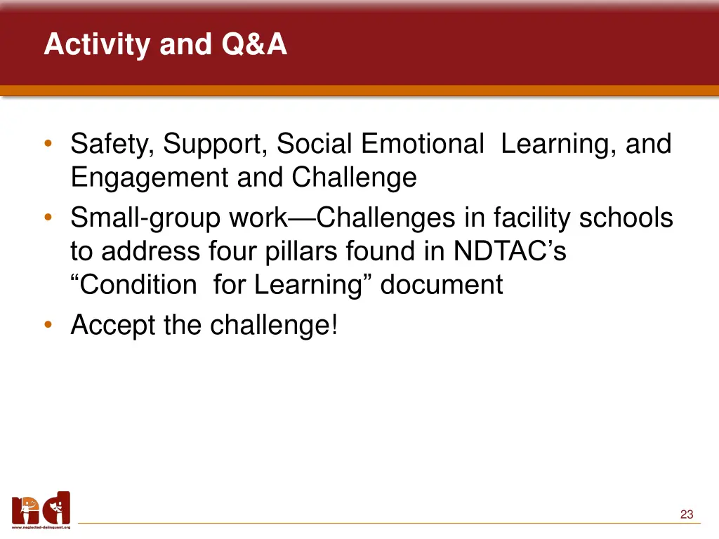activity and q a