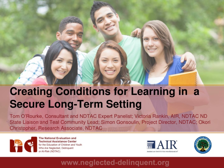 creating conditions for learning in a secure long