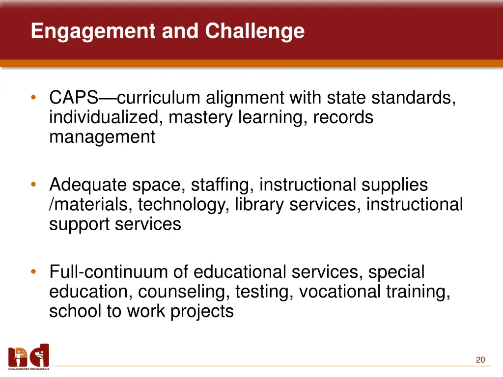 engagement and challenge 1