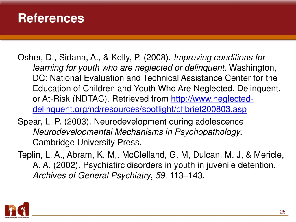 references 1