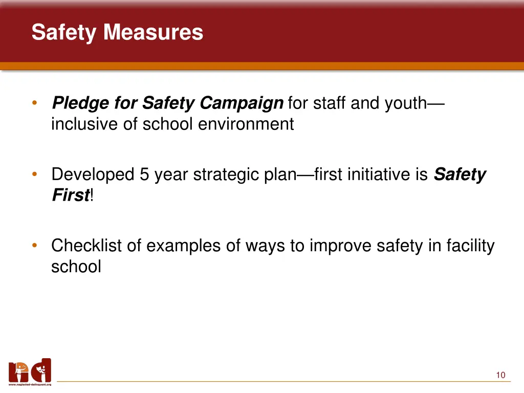 safety measures