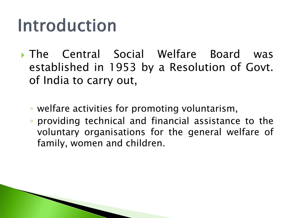 the established in 1953 by a resolution of govt
