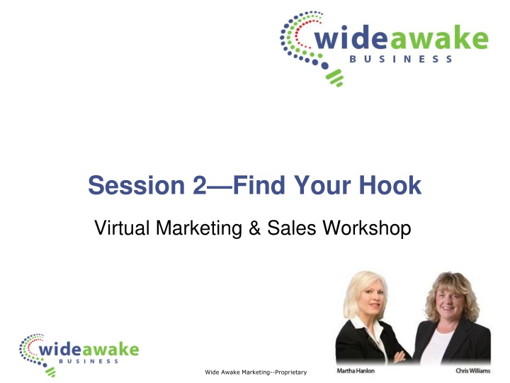 session 2 find your hook