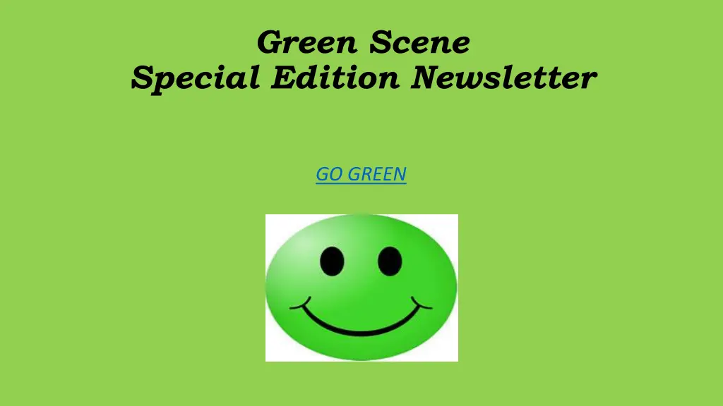 green scene