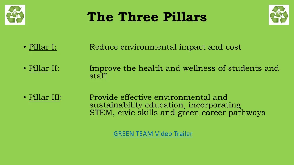 the three pillars