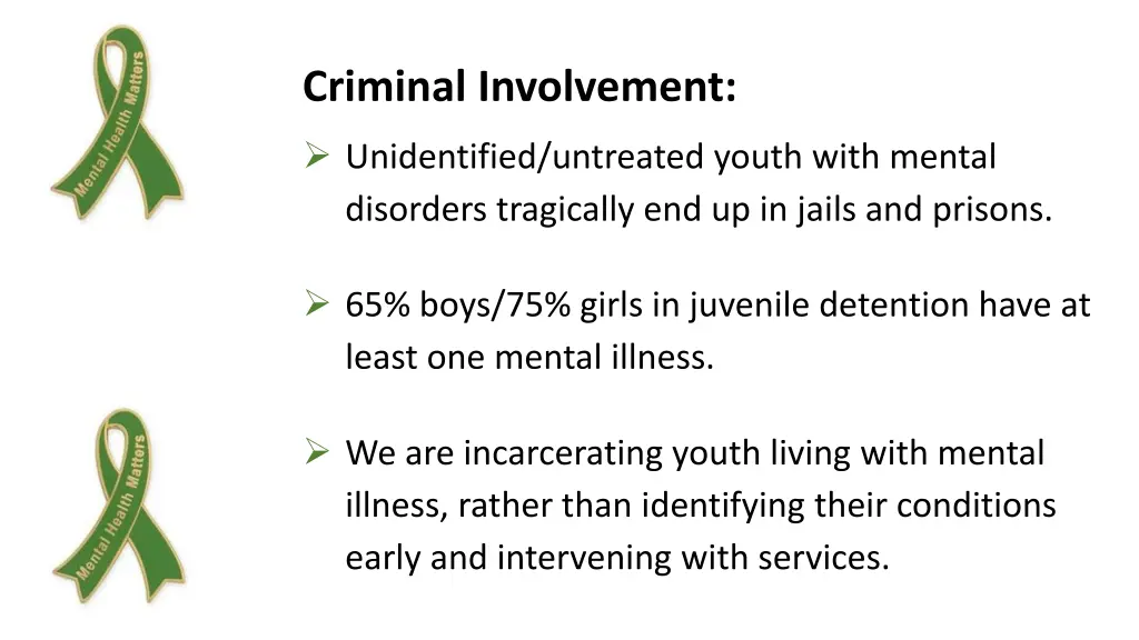 criminal involvement