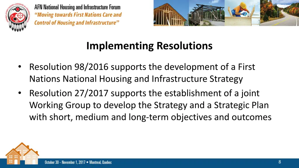 implementing resolutions