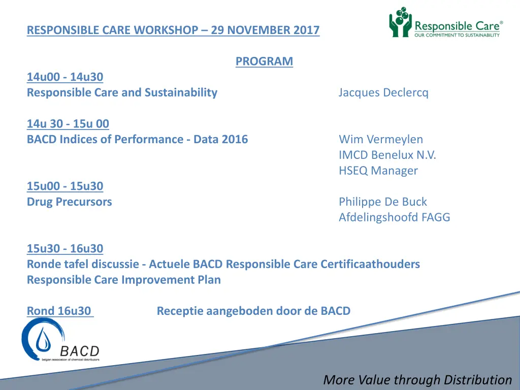 responsible care workshop 29 november 2017 1