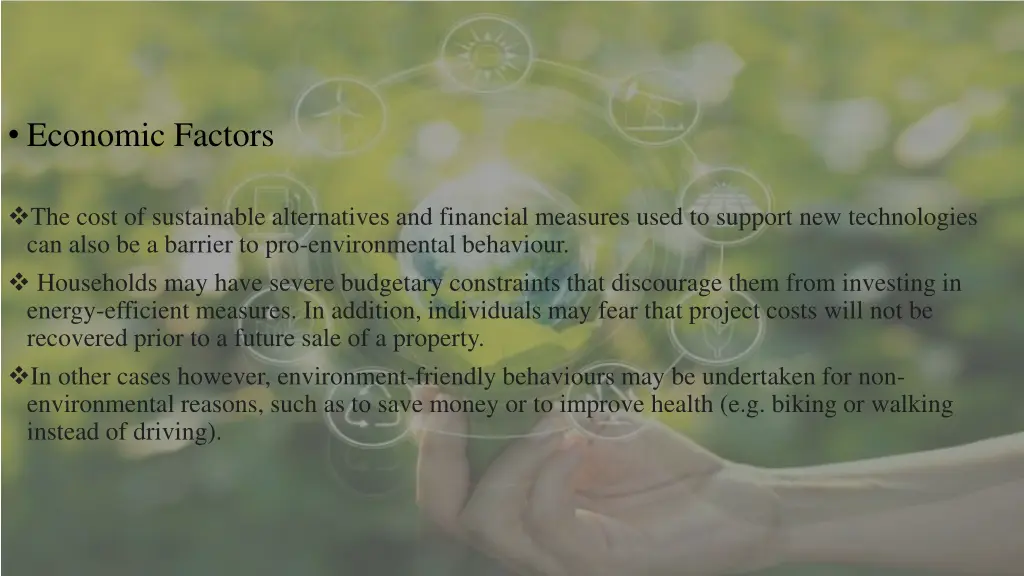 economic factors