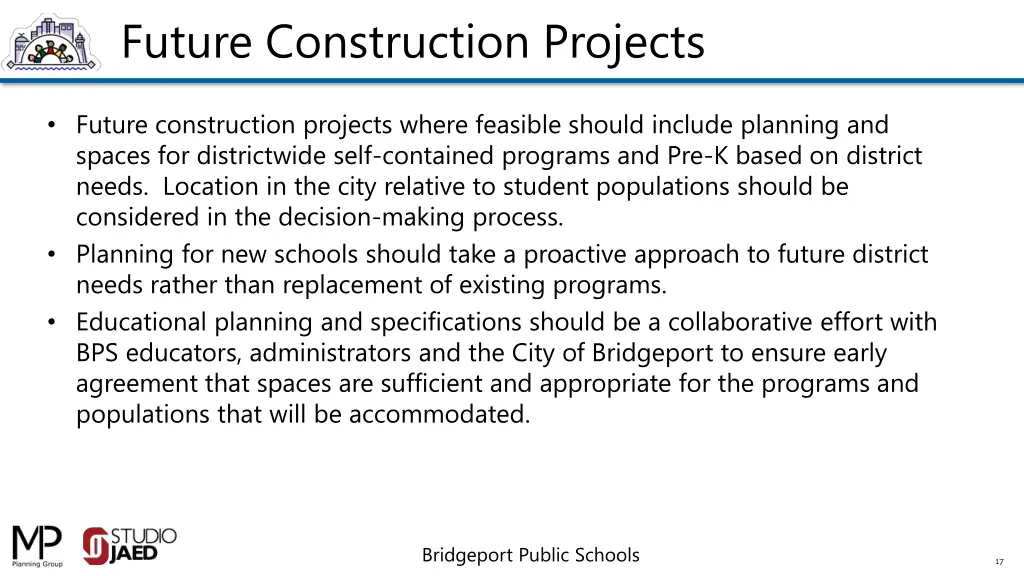 future construction projects