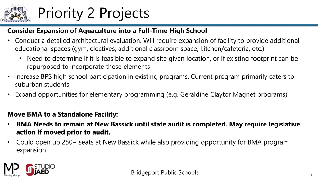 priority 2 projects