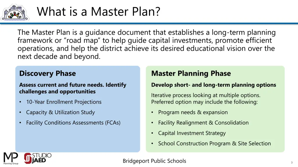 what is a master plan