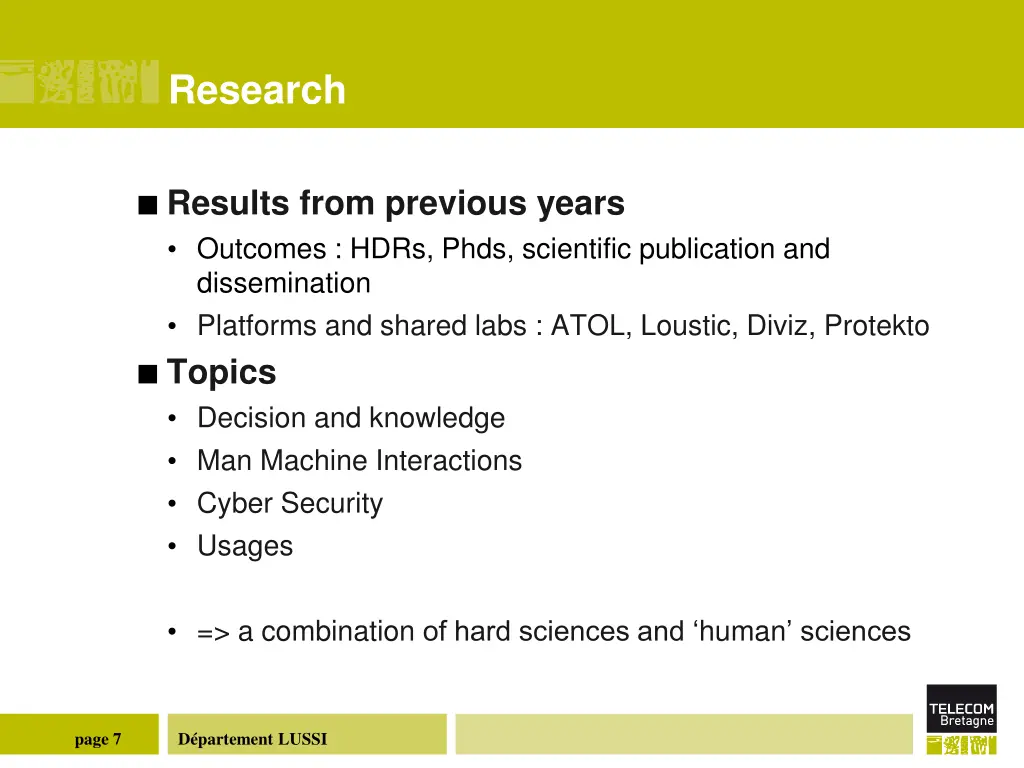 research